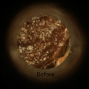 Picture before Wax removal 2